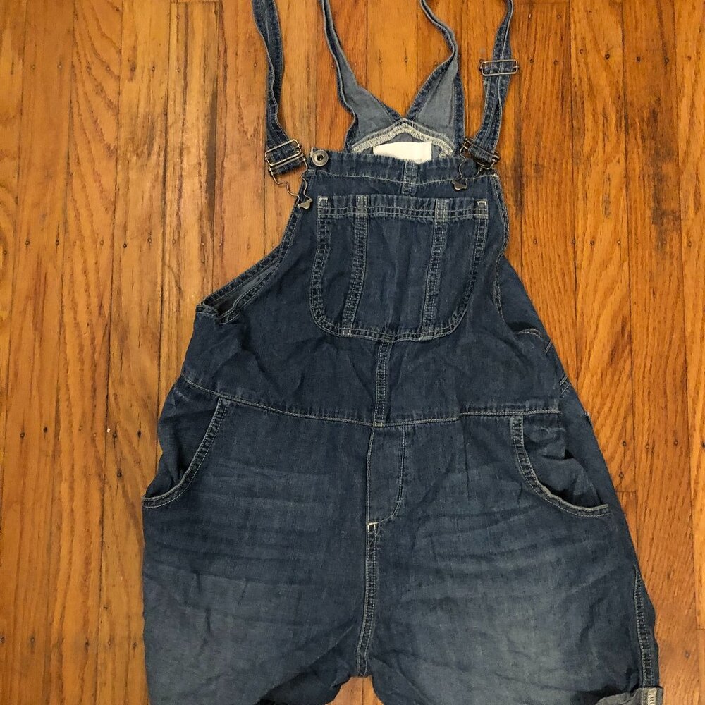 Denim Short Overalls